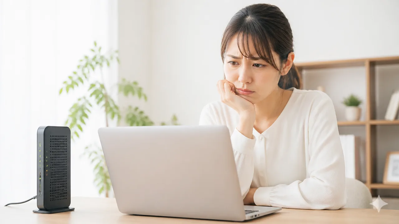 J:COMのネットが遅い原因は？すぐ試せる対処法を解説