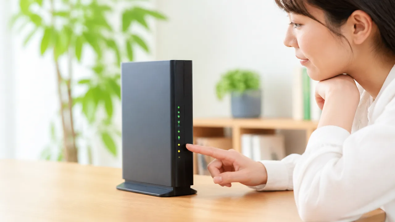 J:COMモデムのランプの意味は？色・点滅別の見方と対処法