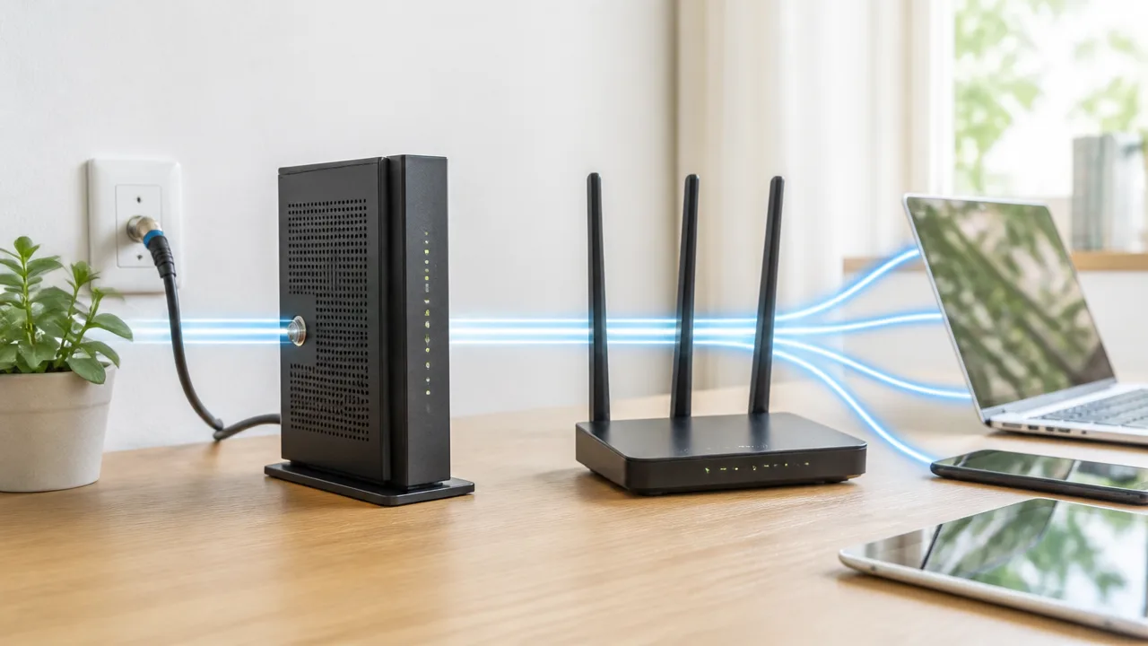 ケーブルモデムとルーターの違いは？役割と選び方を解説