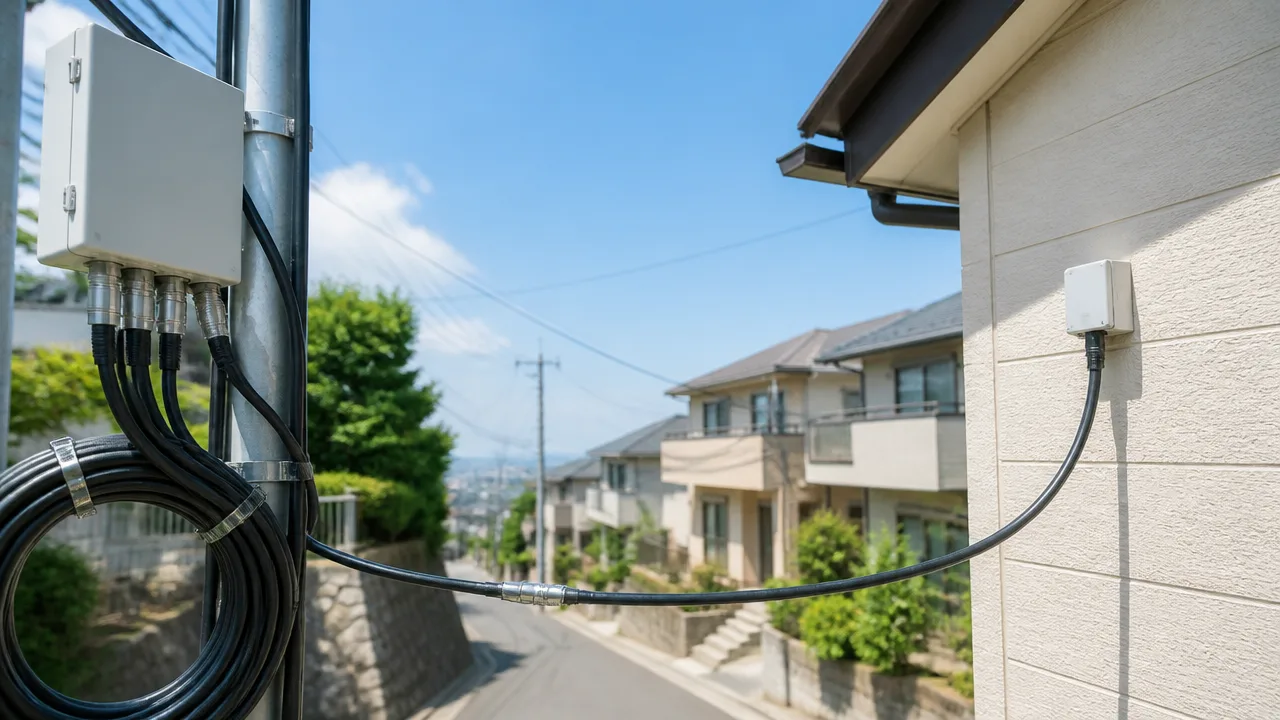 同軸ケーブルでインターネットにつながる仕組みをやさしく解説